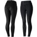 HORZE Daniela Silicone Grip Full Seat Breeches | High Waist Equestrian Riding Pants Black 34 - Buy Online on GoSupps.com