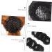 LALAFINA Black Bun Hair Net - Lightweight & Comfortable Dance Accessory for Women Dancers, Nurses, and Clerks - Buy Online on GoSupps.com