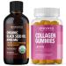 HAVASU NUTRITION Organic Black Seed Oil Liquid + Collagen Gummies Bundle