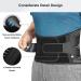Qur Back Bandages - Breathable XL Back Support Belt for Lower Back Pain Relief | Non-Slip Lumbar Support for Work | Men & Women - Buy Online on GoSupps.com