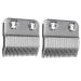 ZHIZAIHU 2X Replace The Metal Undercutting Blade Of The Knife Head for Razor Silver