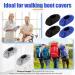 Fracture Walking Boot Cover - 12 Pieces Waterproof Non Skid Foot Brace Cover - Black Gray Blue - Recovery & Reusable - Buy Online on GoSupps.com