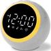 Rohent Sound Machine Alarm Clock for Sleep Digital Alarm Clocks for Bedrooms, 25 Soothing Sounds - Gray