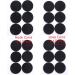 Round 1-1/2 Inch Sticky Back Hook and Loop Fasteners Coins Black Nylon Self Adhesive Dots for Home School Office (12 Pairs) Black diameter 1-1/2 inch - Buy Online on GoSupps.com