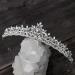 SWEETV Rhinestone Wedding Tiara - Princess Bridal Crown for Bride & Flower Girls | Silver+Clear - Buy Online on GoSupps.com