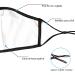 Ansta 5-Part Washable Cotton Face Mask - Adjustable Reusable Dustproof - Stylish Protection for Men & Women - Black - Buy Online on GoSupps.com