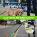 Hands Free Dog Lead for Running Walking Training Hiking Dual-Handle Shock Absorbing Reflective Bungee Adjustable Waist Belt and Pouch Ideal for Medium to Large Dogs(Black/Green) - Buy Online on GoSupps.com