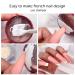 2.8CM Clear Jelly Silicone Nail Art Stamper with Scraper & Cap - Nail Transfer Templates Tools for Manicure - Buy Online on GoSupps.com