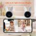 ARENTI 2K Wi-Fi Baby Camera Monitor with App Control, Night Light, Crying Detection, and Temperature/Humidity Sensor - Aicam-One Camera - Buy Online on GoSupps.com