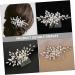 Ipetboom Bridal Headwear Hair Side Comb Wedding Hair Pin Bridal Hairpiece Decorative Hair Comb Wedding Bridal Headdress Wedding Hair Clip The Flowers White Metal Accessories Bride - Buy Online on GoSupps.com