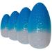 Buy Blue Gel Stiletto Almond False Nails - 24 Bling Art Artificial Long Tips with Glue | International Shipping - Buy Online on GoSupps.com