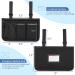 FINPAC Wheelchair Side Storage Bag - Armrest Accessories Organizer with Reflective Strips - Black - Buy Online on GoSupps.com