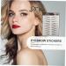 Beavorty 27 Sheets Waterproof Eyebrow Stickers Quick Makeup Tools Artificial Eyebrow Tool Make up 3d Template - Buy Online on GoSupps.com