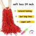 24 Inch Red Soft Locs 7 Pack | Faux Locs Crochet Hair Extensions for Black Women - Buy Online on GoSupps.com