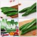 Abaodam 20 Pcs Cucumber Model Green Plants Lifelike Vegetables Realistic Vegetable Window Fake Cucumber Greenx2pcs 24X3CMx2pcs - Buy Online on GoSupps.com
