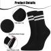 Shop 6 Pairs of Cotton Sports Socks for Men & Women | Striped Tennis Socks | Size 38-43 - International Shipping Available - Buy Online on GoSupps.com