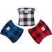 Cuteebone Male Washable Dog Diapers - 3 Reusable Belly Bands for Boys High-Suction Wraps Flexible Velcro Classic Plaid Size S (28-35.5cm) - International Shipping Available - Buy Online on GoSupps.com