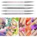 5 PCS Double Ended Nail Art Liner Brushes & Drawing Pens Set for Manicure - Perfect for French Nails, Carving, and DIY Nail Art - Buy Online on GoSupps.com