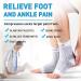 HUEGLO Plantar Fasciitis Compression Socks - 4 Pairs for Men and Women | Ankle Support Brace for Pain Relief and Neuropathy | Anti-Slip Foot Support (2Black+2White M) - Buy Online on GoSupps.com