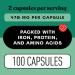 Pure Hawaiian Blue Green Spirulina Powder Capsules - 470mg Capsules 100 Pills Non GMO Natural - Buy Online on GoSupps.com