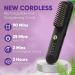 Cordless Hair Straightener Brush - Lightweight Portable Travel Hot Comb for Women | Mini Ionic Straightening Comb - Buy Online on GoSupps.com