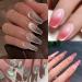 Gel Nails | Heat-Sensitive Gel Nails | 6 Easy-to-Apply Manicure Lasts 21 Days Ideal for Travel Beach Wedding - Buy Online on GoSupps.com