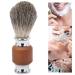 Razor Brush for Men - Rubber Wood Handle Facial Cleaning & Foaming Trim Brush - Ideal for Home & Travel - Buy Online on GoSupps.com