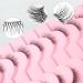 Buy Half Lashes Wispy Cat Eye 3D Fluffy False Lashes - 10 Pairs Natural Look Soft Eyelashes (6MM-10MM) D03 - International Shipping Available - Buy Online on GoSupps.com