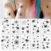 Beiling Spider Web Temporary Tattoos - 10 Sheets Black Cobweb Fake Tattoos for Kids & Adults - Cosplay & Party Body Art - Buy Online on GoSupps.com