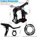 Riakrum 6-Piece Road Bike Brake Calipers Set with Aluminum Levers and Cables - Buy Online on GoSupps.com