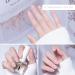 Clear Nail Polish - 2 in 1 Nail Varnish Quick Dry Top Coat & Base Coat Nail Polish Glossy Finish & Long Lasting Nail Coat Non-Toxic Water Based Natural Nail Varnish 01 ClearTopCoat - Buy Online on GoSupps.com
