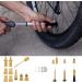 QKURT 10PCS Bicycle Valve Adapter Set | Inflates Schrader & Presta Valves | Pump Adapter for Bicycles | Gold Tire Inflator Accessories - Buy Online on GoSupps.com