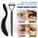 2pcs Eyelash Combs & Separator Tool - Metal Lash Comb for Individual Lashes & Extensions - Foldable Black Mascara Separator - Buy Online on GoSupps.com