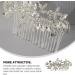 Beaupretty Hair Toppers Hair Combs Hair Side Combs Wedding Hair Comb Rhinestone Hair Comb Hair Comb Clips Bridal Hair Comb Rhinestone Hair Side Comb Zinc Alloy Bride Manual White Accessories - Buy Online on GoSupps.com