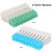 Adascal Double Interdental Brush - 160 Soft Silicone Toothpicks for Effective Dental Care | Blue Interdental Cleaning Stick - Buy Online on GoSupps.com