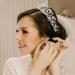 Zocone 4 Pack Crystal Rhinestone Bridal Tiara & Birthday Queen Sash - Silver Wedding Crown for Women, Flower Girls, Birthday Headband - Princess Crowns with Comb - Buy Online on GoSupps.com