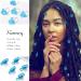 Braids Blue Butterfly Hair Jewelry for Women - Pack of 20 Spiral African Dreadlock Accessories - Buy Online on GoSupps.com