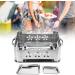 BBQ Grill - Thickened Stainless Steel Charcoal Fish Stove | Ventilated Rectangular Grill Rack for Perfect Grilling - Buy Online on GoSupps.com