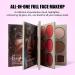  Luckxing Face Palette Matte Powder Iridescente Blush Highlighter Contour Palette and Blush Powder Booklet For Women Girls Birthday Christmas Wedding Party Meeting Shopping Holiday - Buy Online on GoSupps.com