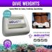 AQUATIC Coated White Dive Weights - 2.2lb (1kg) for Scuba, Freediving, Spearfishing - Buy Online on GoSupps.com