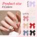 240Pcs Bow Nail Charms Colorful Bowknot Nail Art Decorations Cute 3D Bow Nail Accessories Resin Flatback Nail Charms for Nail Art Design DIY Crafts - Buy Online on GoSupps.com