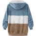 Hanxiulin Women's Oversize Plush Fleece Jacket - Warm Windproof Hiking Coat XL Khaki - Buy Online on GoSupps.com