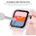 KADES Compatible for Bling Apple Watch Protective Case with Built-in Screen Protector for Apple Watch 40mm iWatch Series SE SE2022 6 5 4 (40mm Clear) Clear 40mm - Buy Online on GoSupps.com