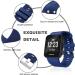 Soft Silicone Replacement Band for Garmin Forerunner 35 - Multi-Color Wristband with Metal Buckle - Buy Online on GoSupps.com