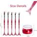 Clear Silicone Jelly Stamper Nail Dotting Pen Transparent Nail Stamper Scraper for French Tip Nails Art Design Manicure Tools (Set C) - Buy Online on GoSupps.com