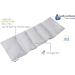 Medi Partners Cherry Core Pillow 60x20cm - 100% Cotton Waffle 5 Chambers Eco-Friendly Heat & Cold Therapy Removable Cover - Gray - Buy Online on GoSupps.com