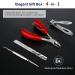 Professional Stainless Steel Nail Clippers for Thick Nails - Ideal for Ingrown Toenails, Men, Women, Seniors - Large Toenail and Fingernail Clippers Set (Red/Silver) - Buy Online on GoSupps.com