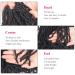 Leeven 18 Inch 7 Packs Pre-looped Faux Locs Crochet Braids - Natural Black Soft Locs Hair Extension for Women - Pack of 7 - Buy Online on GoSupps.com