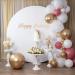 Haefoo 7.2FT White Round Backdrop Cover for 5 to 7.2ft Circle Arch Stand - Adjustable Wrinkle Free Circle Backdrop Cover for Birthday Wedding Baby Shower Photography Party Background Decor - Buy Online on GoSupps.com