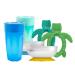 Dr. Brown s Silicone Starter Spoon and Teether 2-Pack with Suction Bowls BPA Free 2-Pack and Milestones Cheers360 Training Sippy Cups Blue Aqua 10oz 2-Pack 6-Pack Spoons Bowls and Cheers 360 Training Cups Blue/Aqua